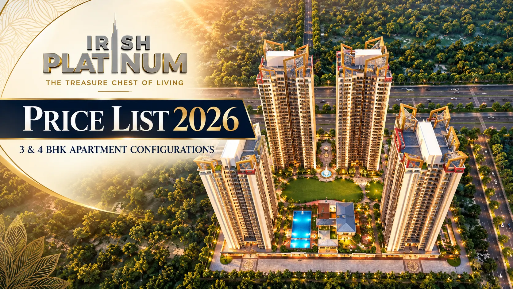 Irish Platinum Floor Plans: 3 BHK and 4 BHK Explained Irish Platinum Floor Plans: 3 BHK and 4 BHK Explained